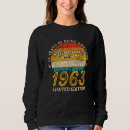 62 Jahre alt 1963 Retro Phantastisch 62. Geburtsta Sweatshirt