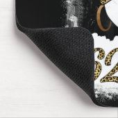 62 Jahre alt Fabulous Melanin Girl Leopard 62. Mousepad (Ecke)