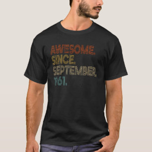 62 Jahre alt Phantastisch seit September 1961 62. T-Shirt