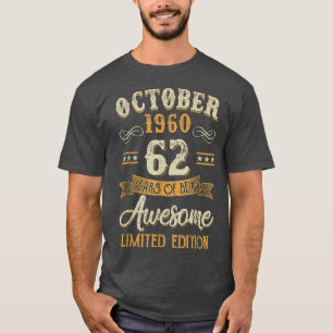 62 Jahre alte Geschenke 62. Geburtstag Vintage 1. T-Shirt