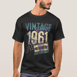 62 Jahre Alte Geschenke Vintag 1961 Limited Editio T-Shirt