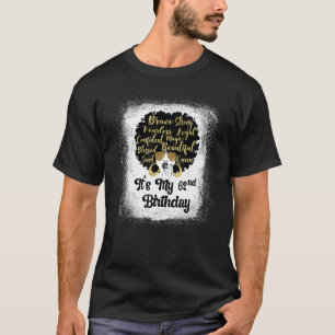 62 Jahre alter Leopard Melanin Girl Es ist mein Ge T-Shirt