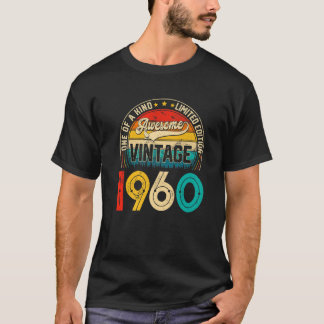 62 Jahre alter Tag Vintag 1960 Limited Edition 62  T-Shirt