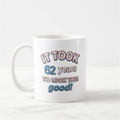 62. Jahrgeburtstagsentwürfe Kaffeetasse (Links)