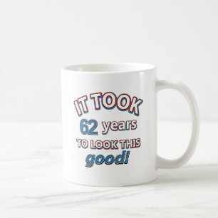 62. Jahrgeburtstagsentwürfe Kaffeetasse