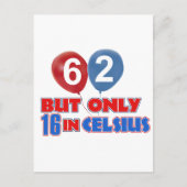 62. Lebensjahr Postkarte (Vorderseite)