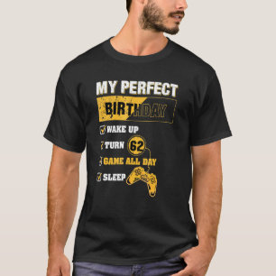 62. Perfect Birthday Gamer 62 Jahre altes Gaming T-Shirt