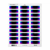 62B RAINBOW STRIPES BLACKOUTS GRAPHICS BACKGRUNDS (Vorne)