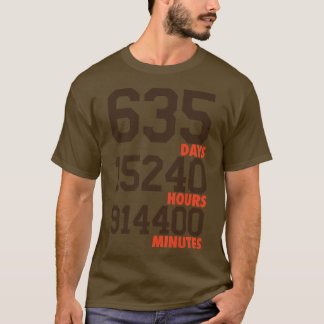 635 Tage braunOrange T-Shirt