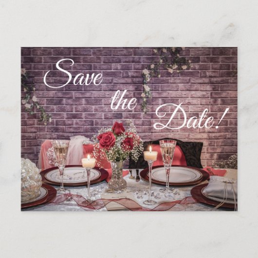 6371-Hochzeitstag Postkarte (Vorderseite)