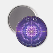 639 Hz Solfeggio-Frequenz-Magnet Magnet (Vorderseite/Rückseite)