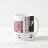 63, 117, großartiger Vati, CLAUDETTE 1942-2007, Kaffeetasse (VorderseiteRechts)