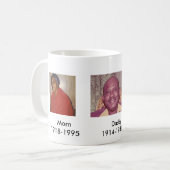 63, 117, großartiger Vati, CLAUDETTE 1942-2007, Kaffeetasse (Vorderseite Links)