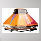 63 Chevy Impala Convertable Lowrider Poster (Vorne)