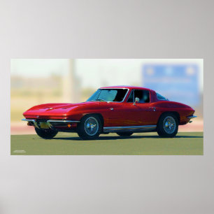 "63 CORVETTE POSTER
