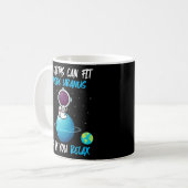 63 Erden können in Uranus Funny Astronomy Sp. Kaffeetasse (Vorderseite Links)