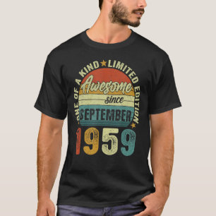 63. Geburtstag 63 Jahre alt Phantastisch seit Sept T-Shirt