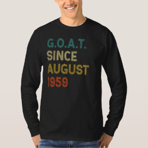 63. Geburtstag 63 Jahre alte Ziege seit August 195 T-Shirt