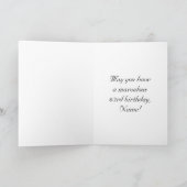 63. Geburtstag: Extravaganter, eleganter Text; Imi Karte (Innenseite)