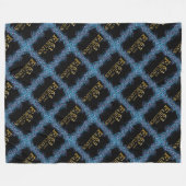 63. Geburtstag Fleecedecke (Vorderseite (Horizontal))