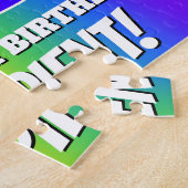 63. Geburtstag — mehrfarbiges Regenbogenmuster "63 Puzzle (Seite)