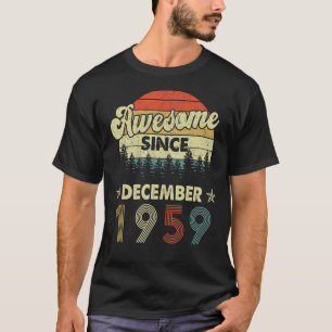 63. Geburtstag Phantastisch Seit Dezember 1959 63 T-Shirt