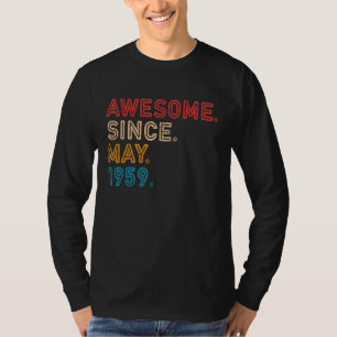 63. Geburtstag Phantastisch seit Mai 1959 63 Jahre T-Shirt