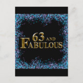 63. Geburtstag Postkarte (Vorderseite)