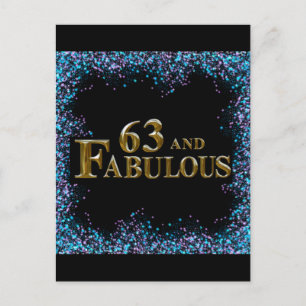 63. Geburtstag Postkarte