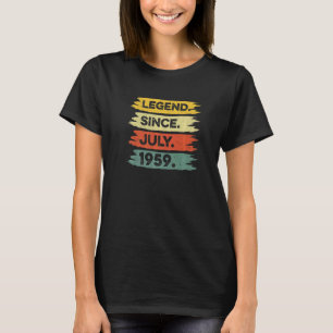 63. Geburtstag Retro Vintage Legende seit Juli 195 T-Shirt