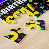 63. Geburtstag — Spaß, farbenfrohe Sternenweltenmu Puzzle (Seite)