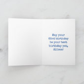 63. Geburtstag - Spaß, Urban Graffiti Inspiriert L Karte (Innenseite)