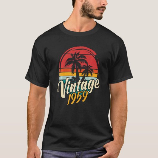 63. Geburtstag Vintag 1959 T-Shirt (Vorderseite)
