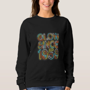63. Geburtstagsglühen Seit 1959 Vintage Sonnenbril Sweatshirt