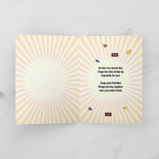 63. Geburtstagskarte Karte (Innenseite)