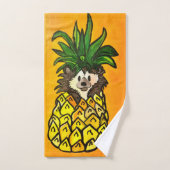 63 Igel und das Ananas Handtücher SET (Handtuch)