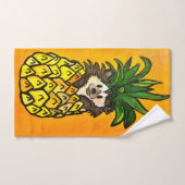 63 Igel und das Ananas Handtücher SET (Handtuch)