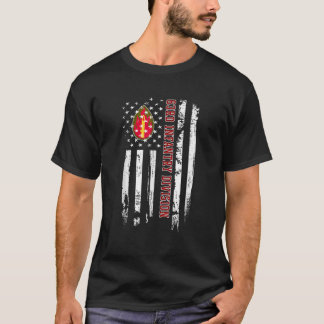 63. Infanterie Division Veteran USA Flag Veterans T-Shirt