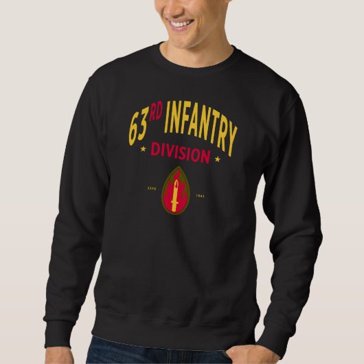 63. Infanterieabteilung - US-Militär Sweatshirt (Vorderseite)