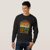 63 Jahre alt 1962 Retro Phantastisch 63. Geburtsta Sweatshirt (Vorne ganz)