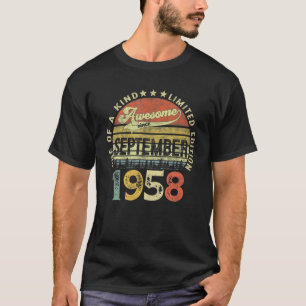 63 Jahre alt Phantastisch seit September 1958 63Rd T-Shirt