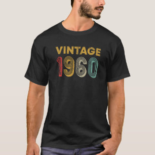 63 Jahre alt Retro Vintage 1960 63. Geburtstag T-Shirt