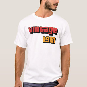 63 Jahre alte Geschenke Männer Frauen Vintag 1961  T-Shirt