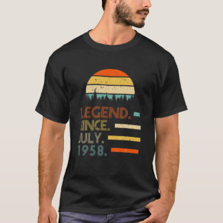 63 Jahre alter Retro Geburtstagsgeschenk Legende s T-Shirt
