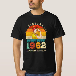 63 Jahre alter Tag 1962 Vintage 63. Geburtstagsfra T-Shirt