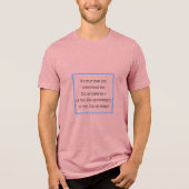63 Jahre oder älter Tri-Blend Shirt (Vorderseite)