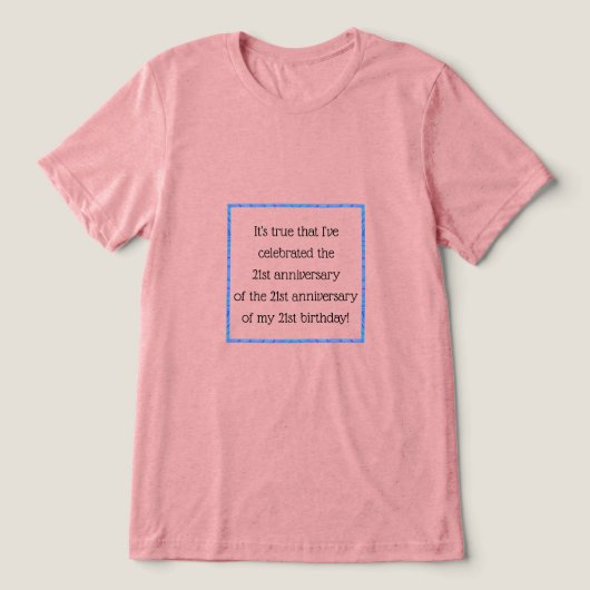 63 Jahre oder älter Tri-Blend Shirt (Design Vorderseite)