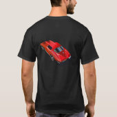 63 Korvette Split Window Red T-Shirt (Rückseite)