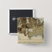 63 Steuern, Verschuldung 1890 Button (Vorne & Hinten)