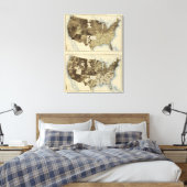 63 Steuern, Verschuldung 1890 Leinwanddruck (Insitu (Schlafzimmer))